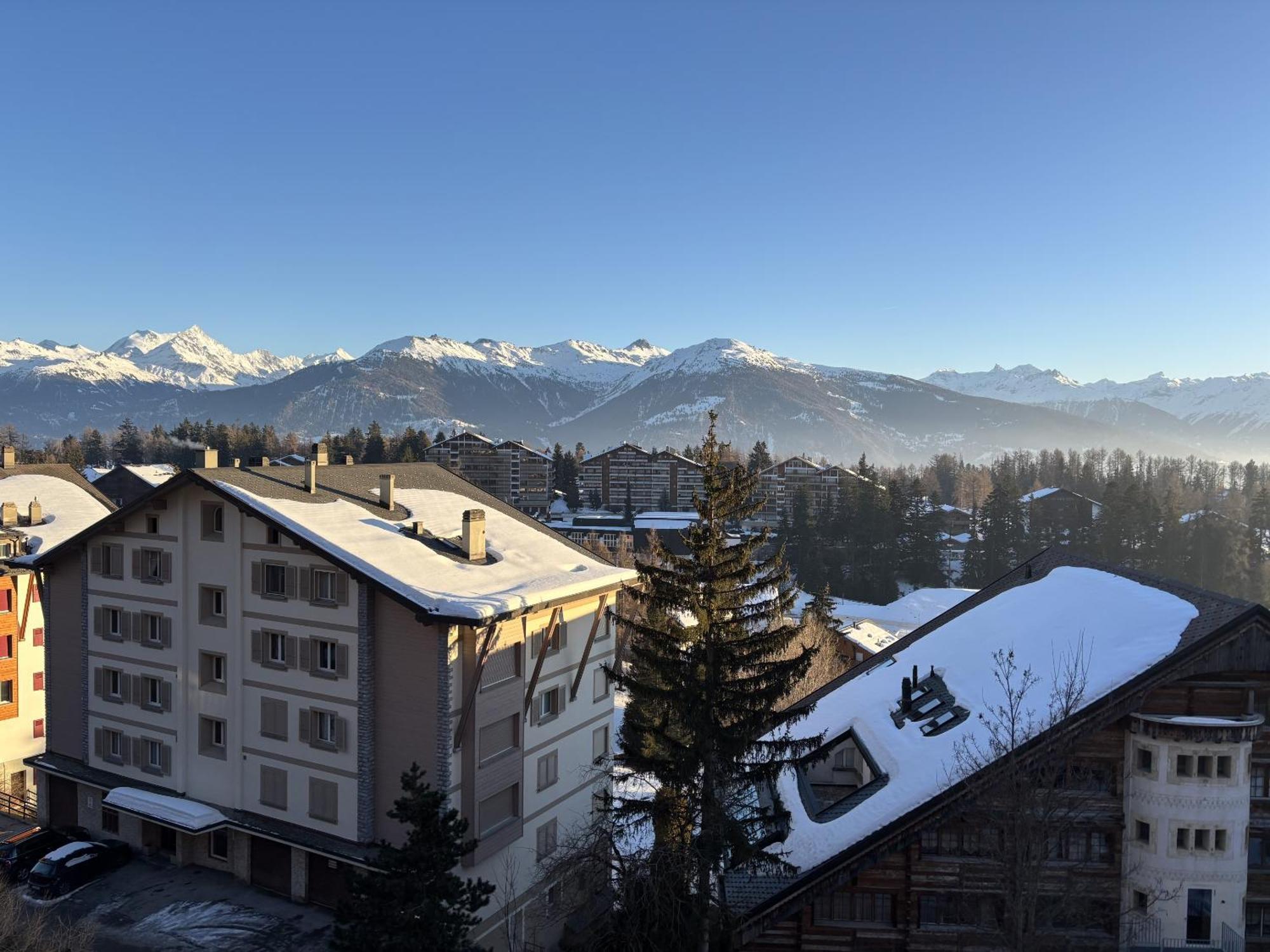شقة L'Eperon Center Crans Wonderful View المظهر الخارجي الصورة